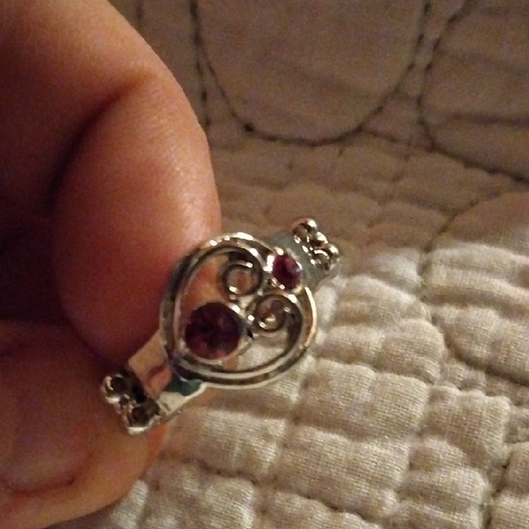 Elegant Silver and Gemstone Ring Set - Picture 12 of 13